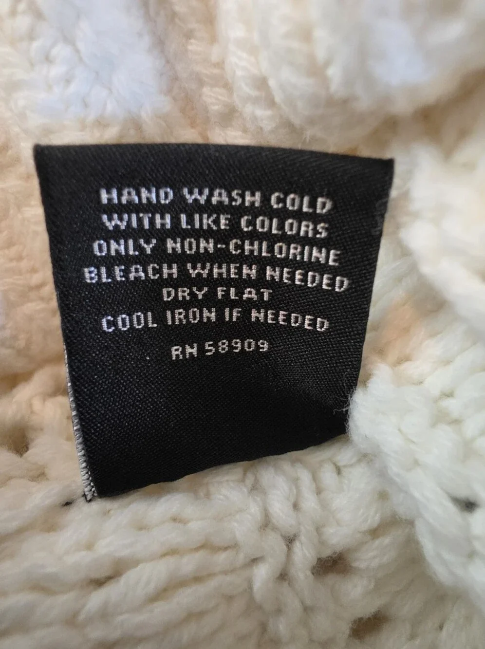 Dillard's Ivory Knit Faux Fur Pom-Pom Beanie